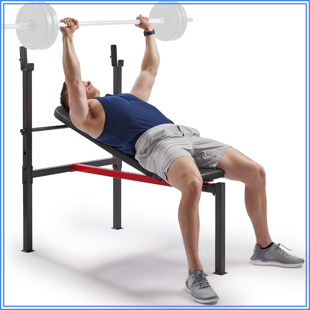 Adjustable Weight Bench - Multi-Function Adjustable Weight Bench with Squat