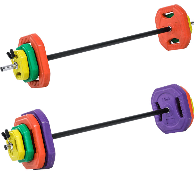 Olympic Barbell 20Kg - Colorful Home Fitness Deep Squat Straight