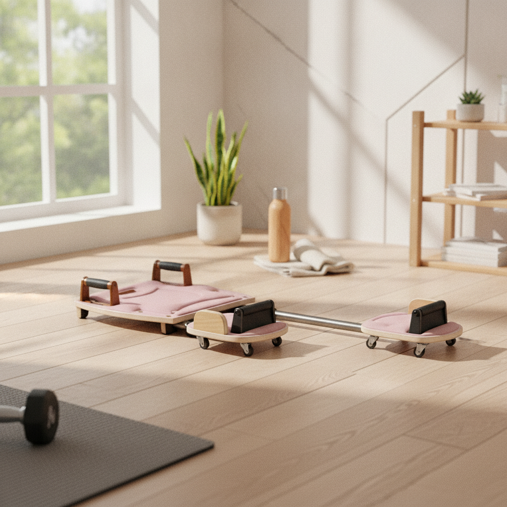 Home Gym Pilates - Pilates Reformer Core Bed Curved Footboard