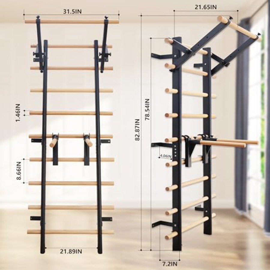 Home gym stall bars for adults - đánh giá và giá Home Gym Kids