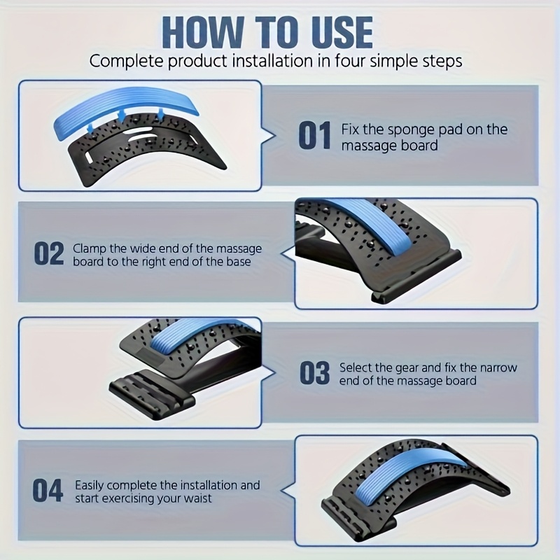 3-Level Back Stretcher Posture - đánh giá và giá Treadmill Home Gym