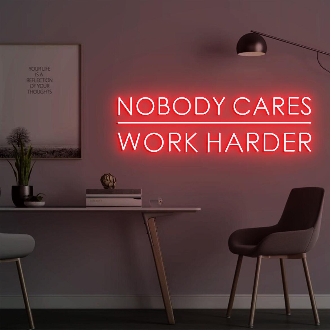 Nobody Cares Work Harder Neon  - đánh giá và giá Home Gym Outdoor Ideas