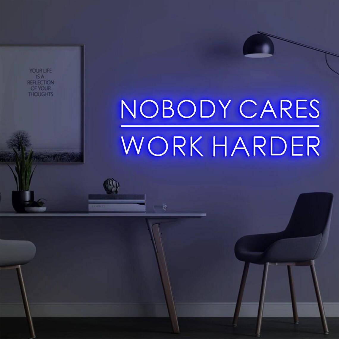 Nobody Cares Work Harder Neon  - đánh giá và giá Home Gym Outdoor Ideas