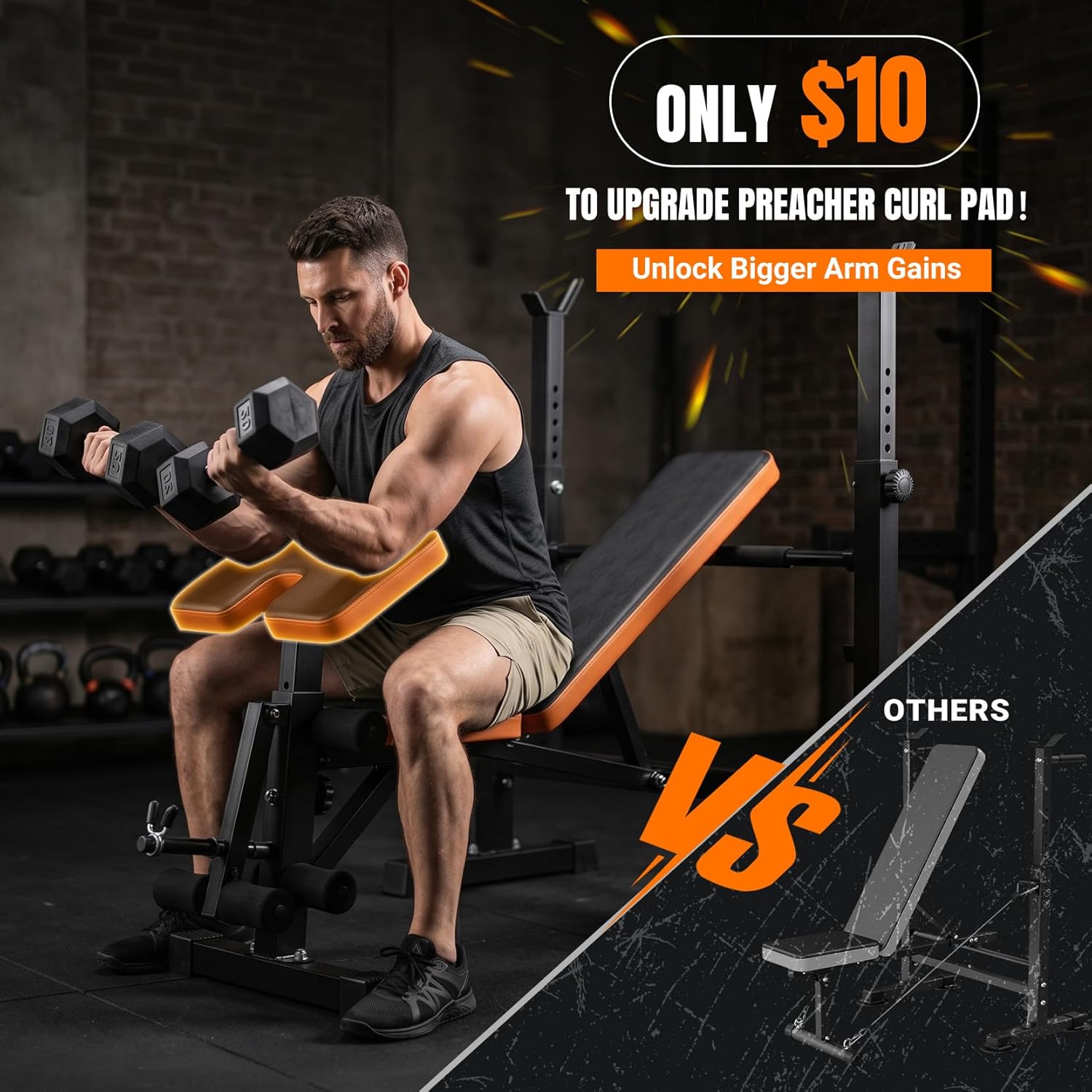 6-in-1 Space Saving Weight Ben - đánh giá và giá Adjustable Weight Bench