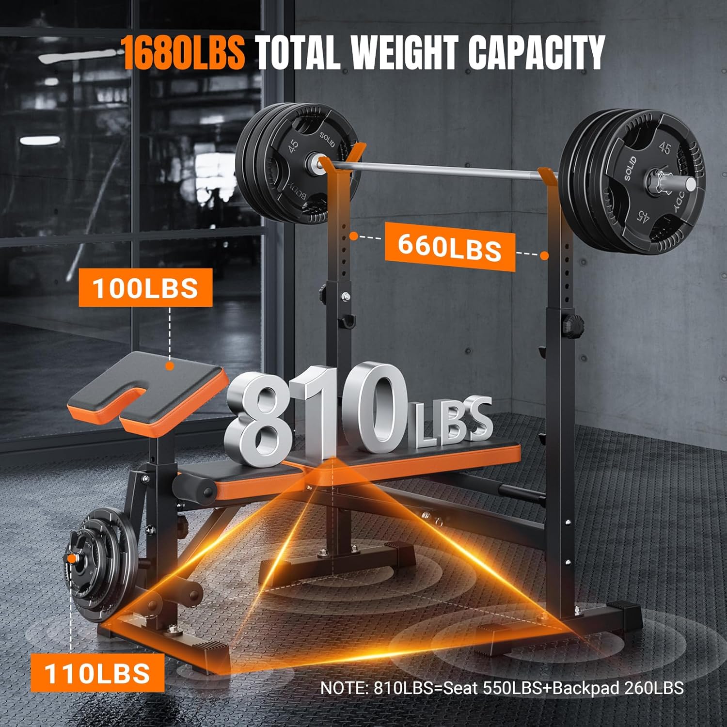 6-in-1 Space Saving Weight Ben - đánh giá và giá Adjustable Weight Bench