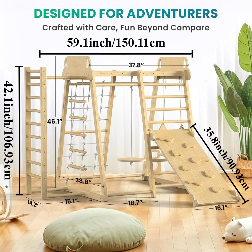 Indoor Jungle Gym 9-in-1 Playg - đánh giá và giá Home Gym Kids