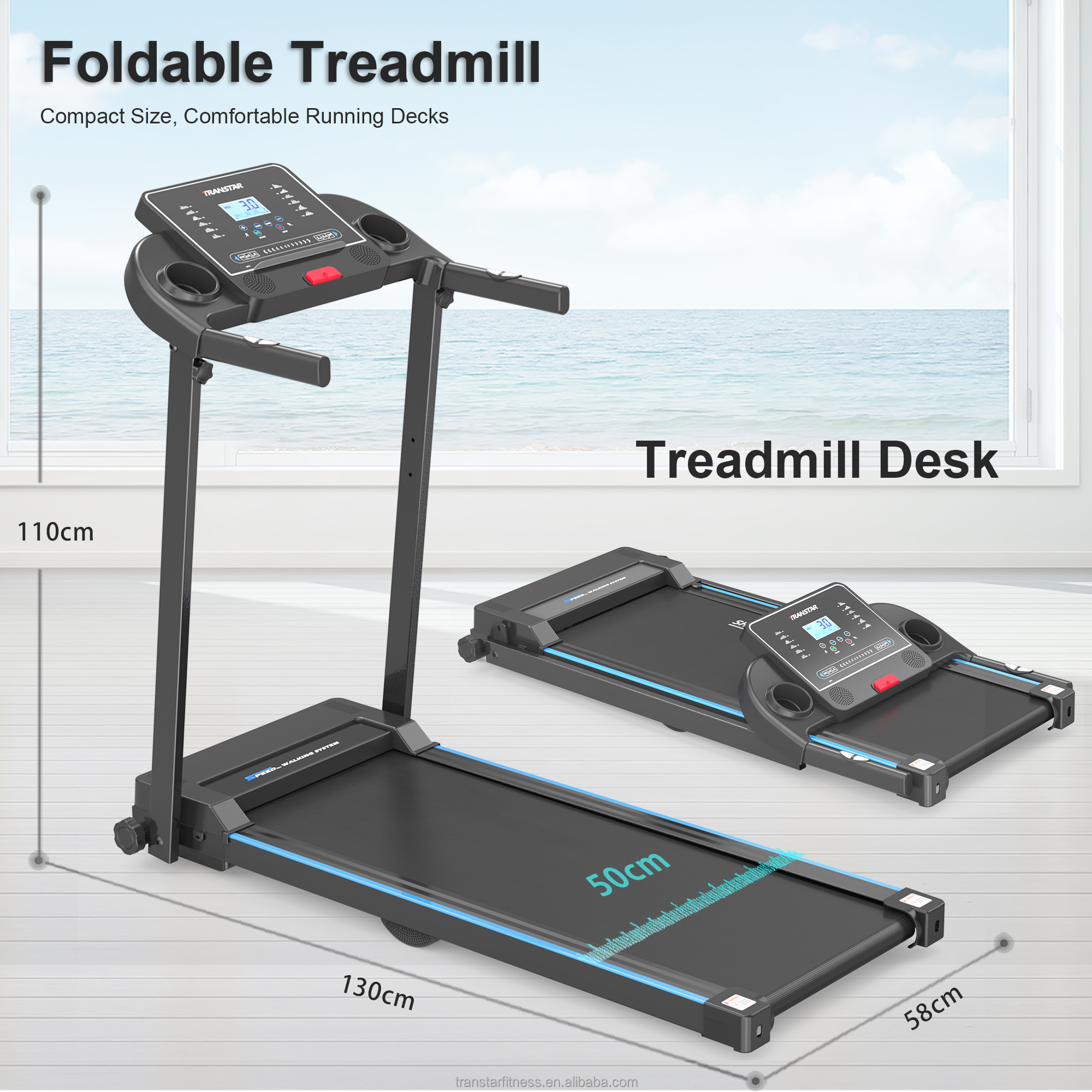 2.5HP Motor Foldable Electric  - đánh giá và giá Treadmill Home Gym