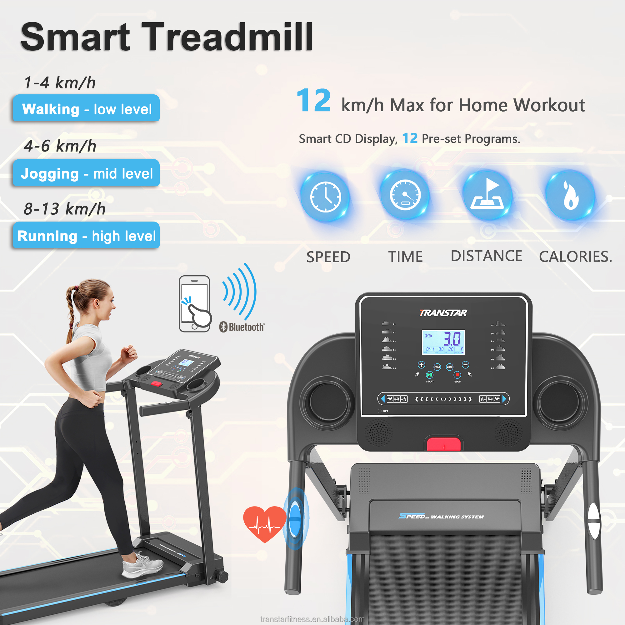 2.5HP Motor Foldable Electric  - đánh giá và giá Treadmill Home Gym