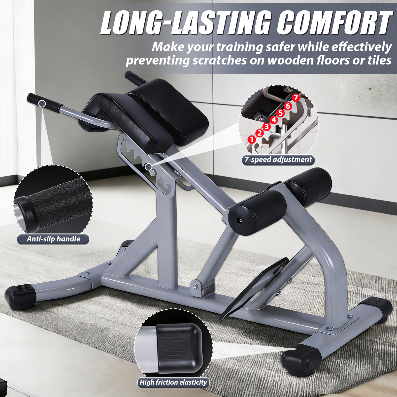 Back Extension Bench Machine A - đánh giá và giá Adjustable Weight Bench