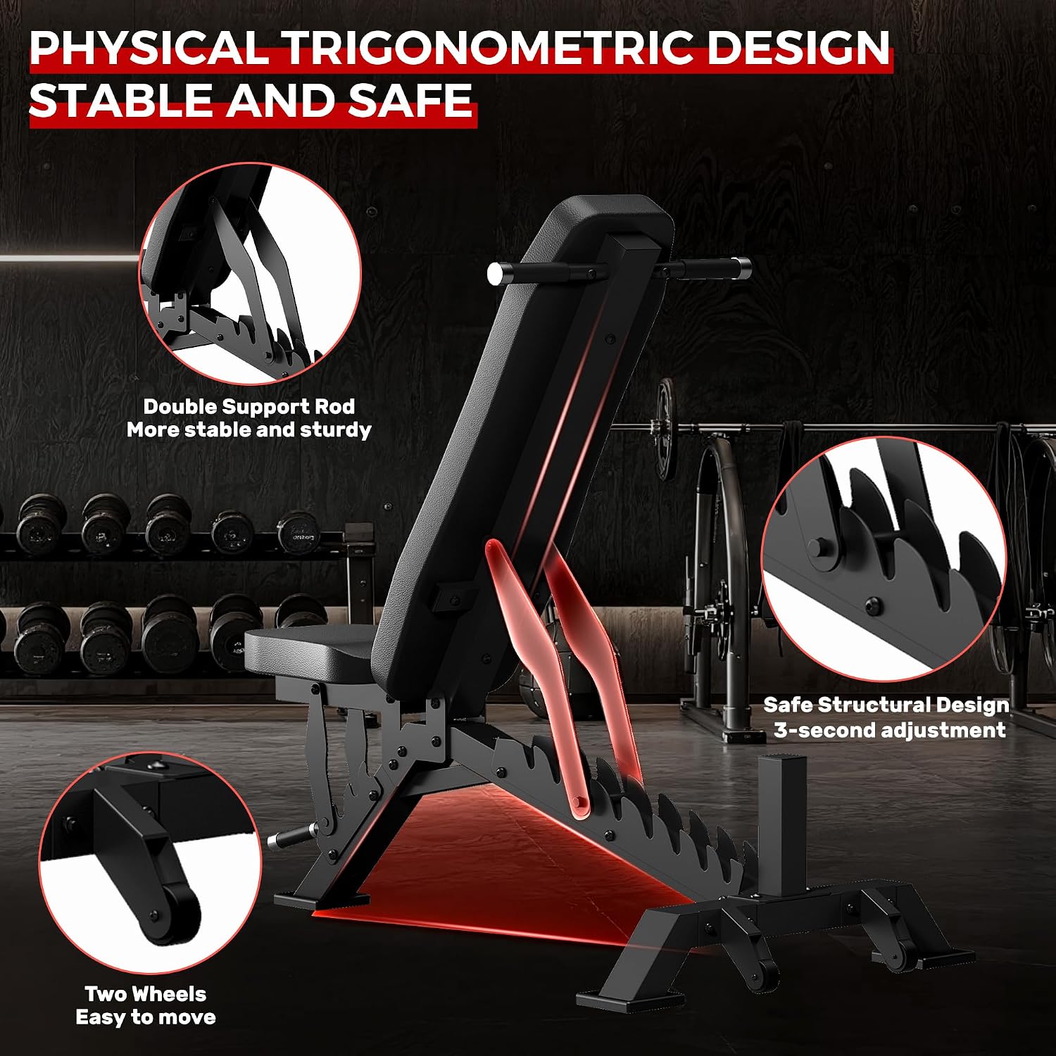 Adjustable Weight Bench 1300LB - đánh giá và giá Adjustable Weight Bench