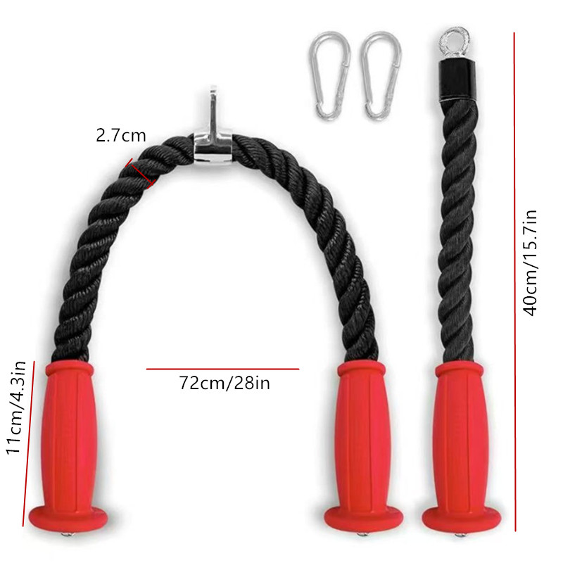 Ergonomic Tricep Ropes Non-Sli - đánh giá và giá Treadmill Home Gym