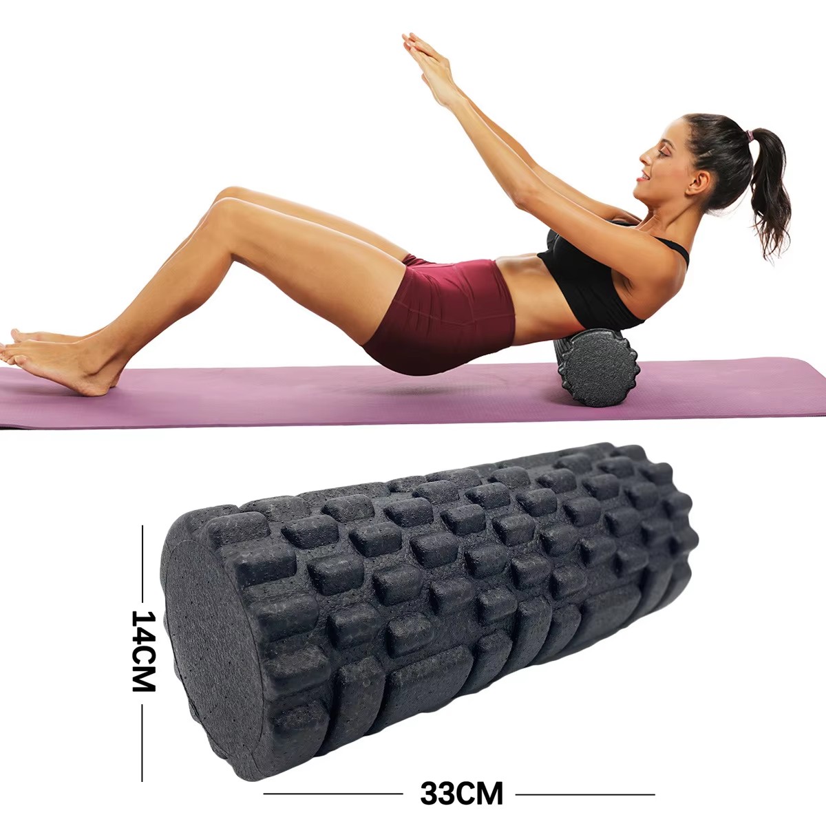 30/33cm Fitness Foam Roller Yo - đánh giá và giá Home Gym Pilates