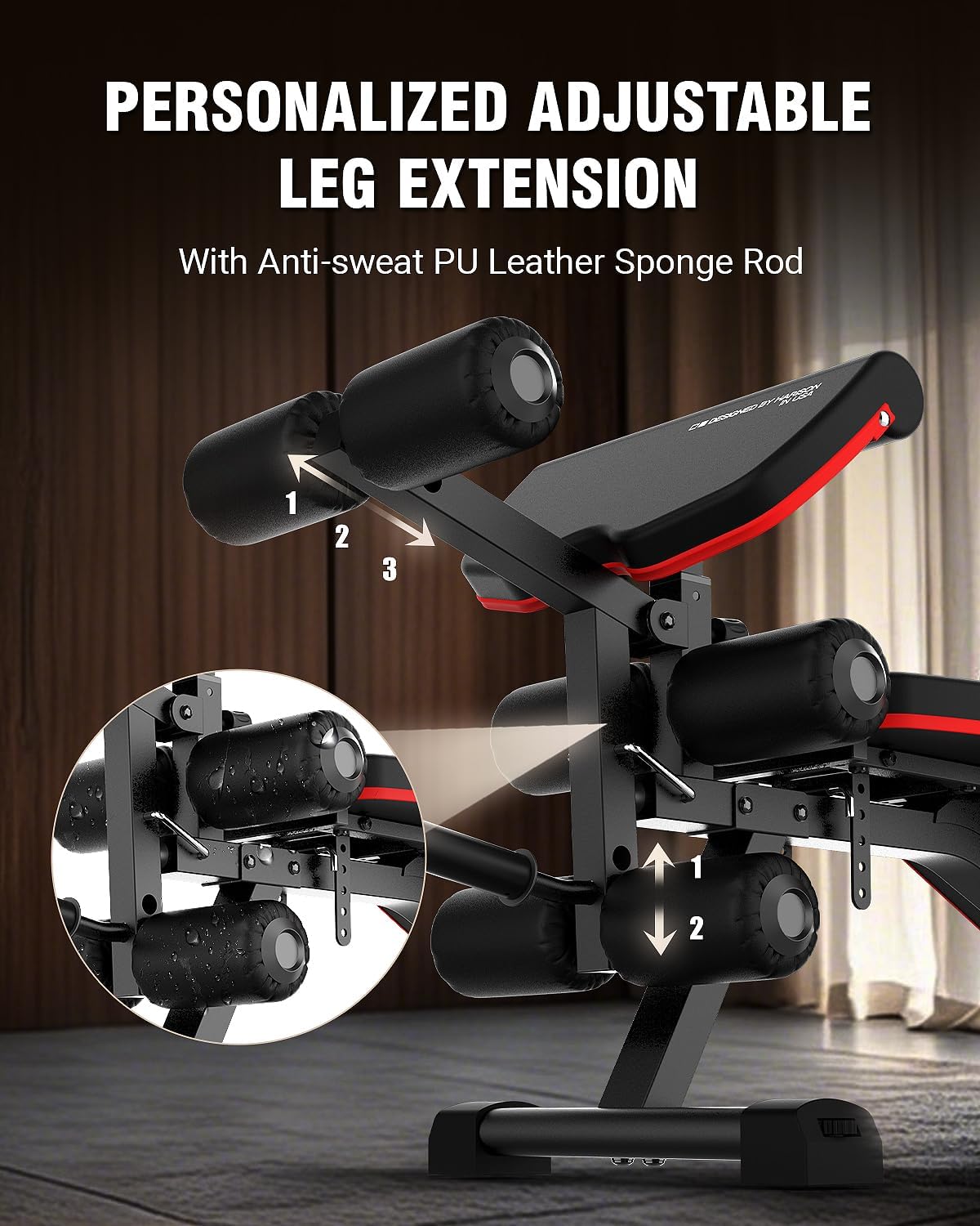 Adjustable Weight Bench with L - đánh giá và giá Home Gym With Leg Press