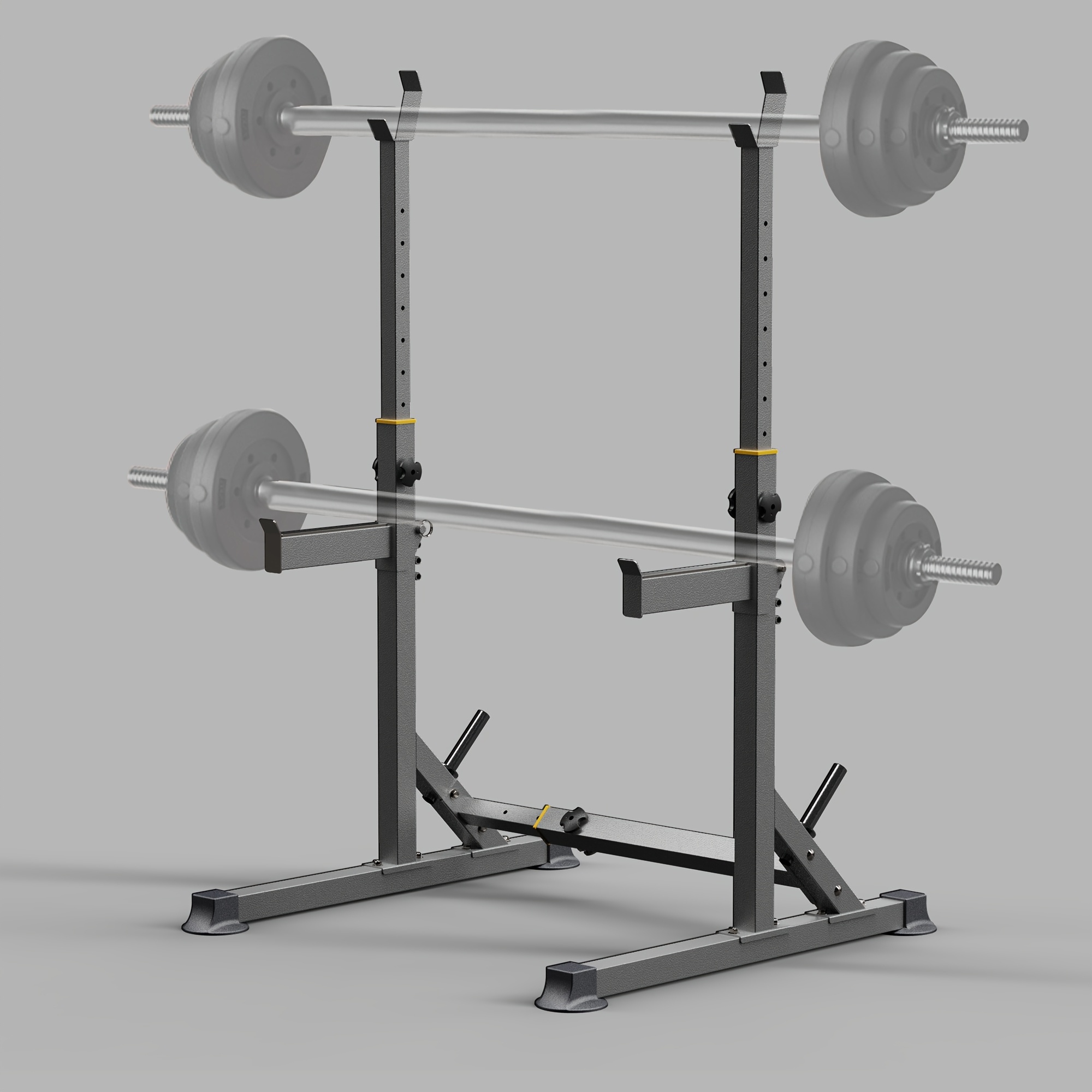 1 Squat Stand With Barbell Wei - đánh giá và giá Adjustable Weight Bench