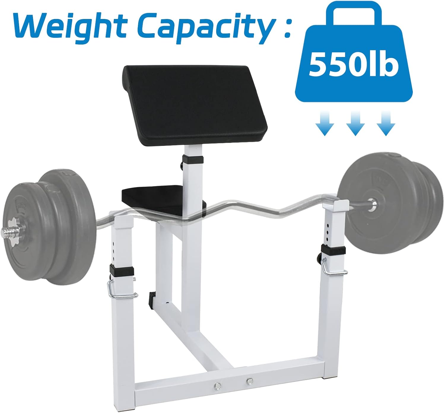 Preacher Curl Weight Bench Adj - đánh giá và giá Adjustable Weight Bench