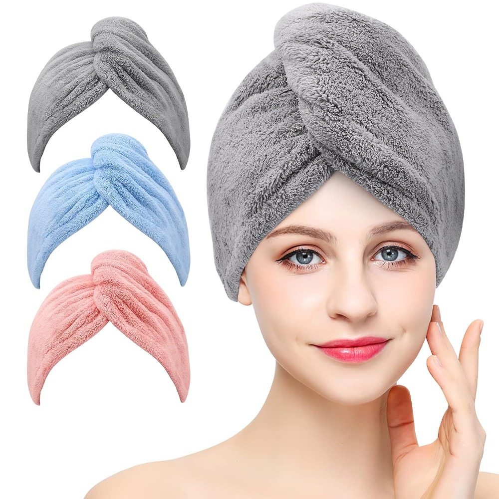 Microfiber Hair Towel Twist Tu - đánh giá và giá Home Gym Kids