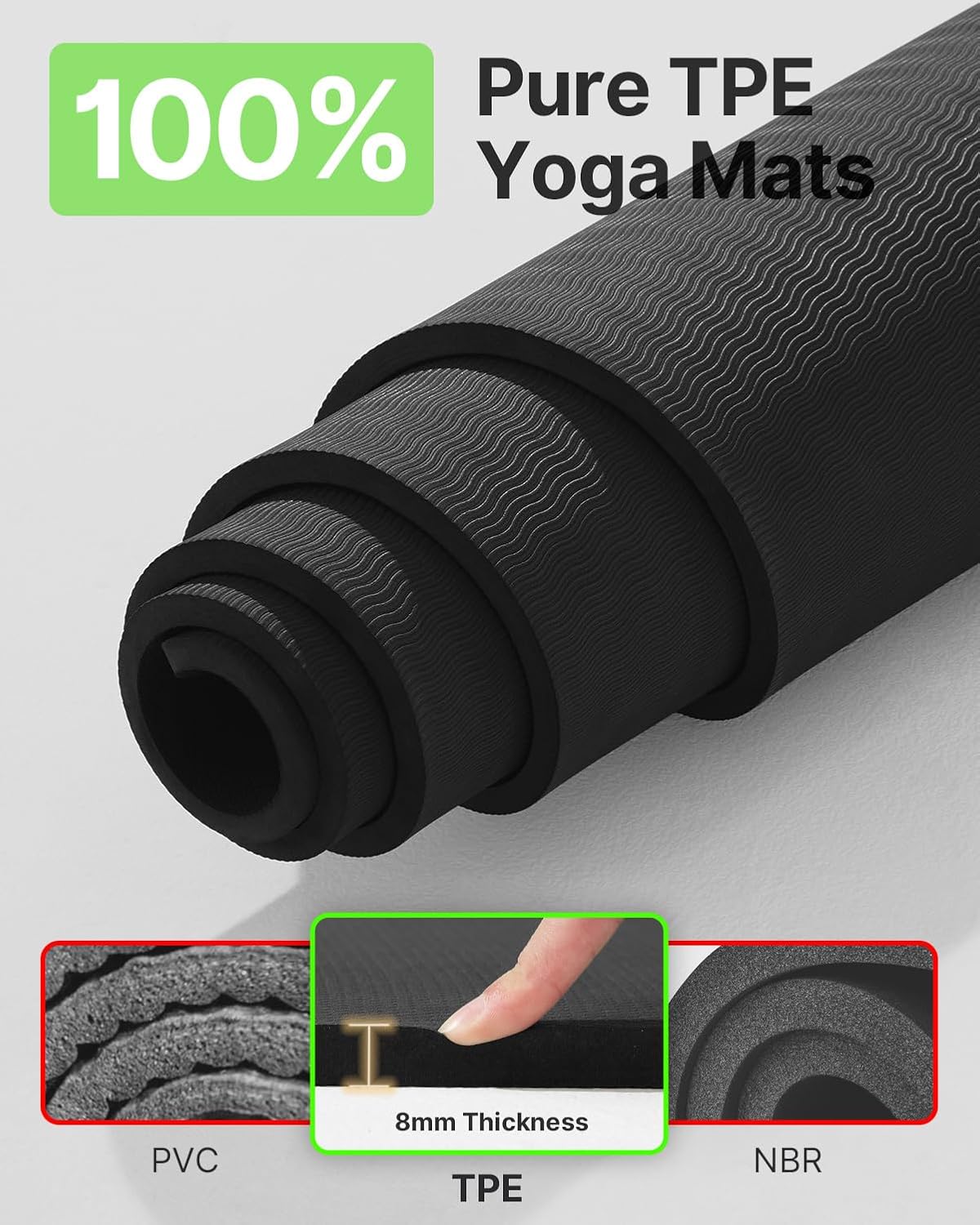 Large Yoga Mat 75x52x1/2in, Ex - đánh giá và giá Home Gym Pilates