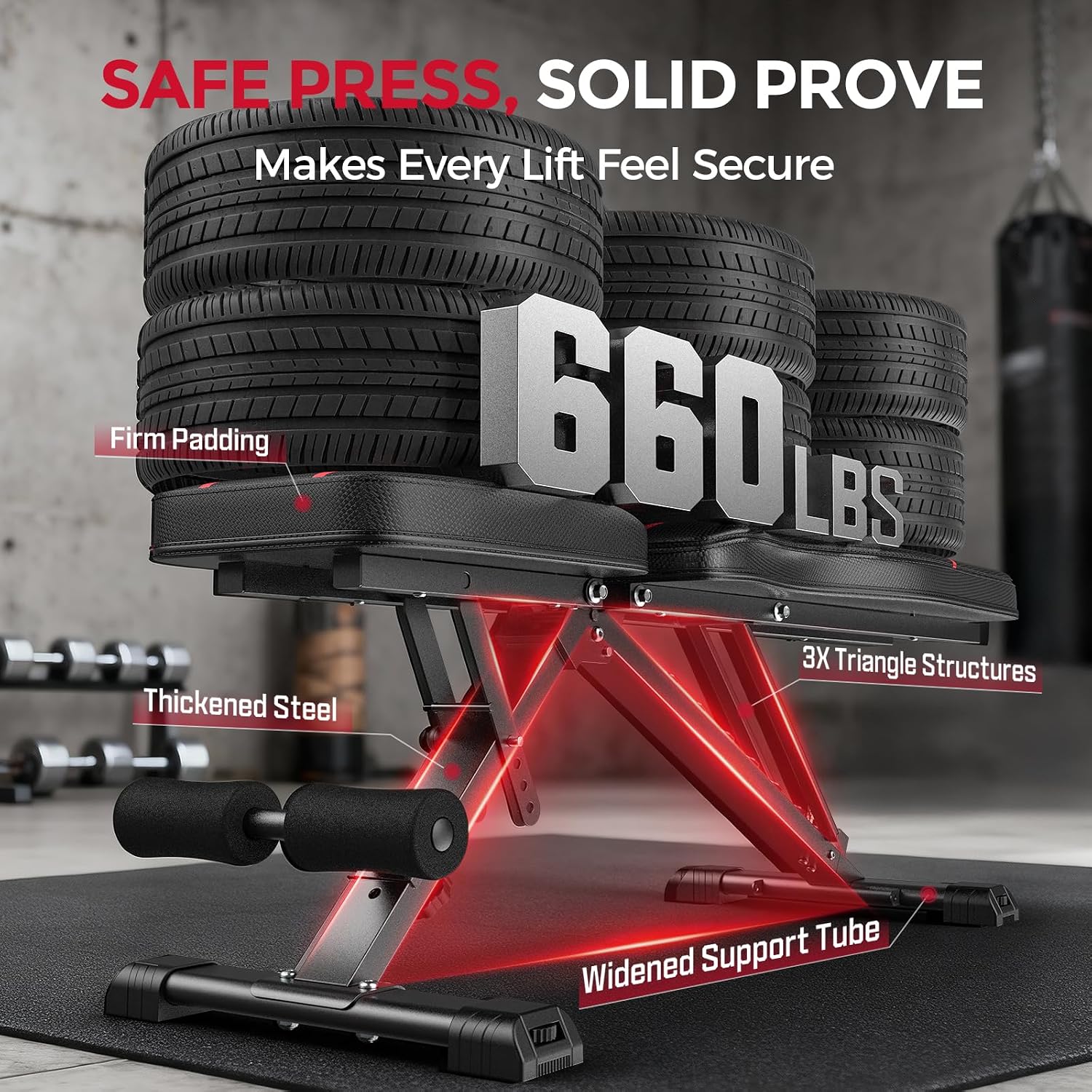 Adjustable Weight Bench 660LBS - đánh giá và giá Adjustable Weight Bench