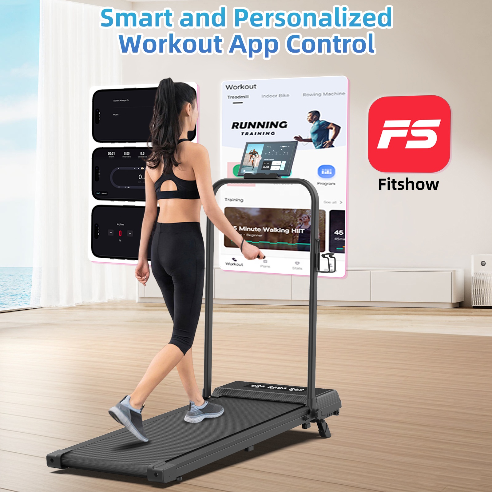Intuitive Interface Foldable E - đánh giá và giá Treadmill Home Gym