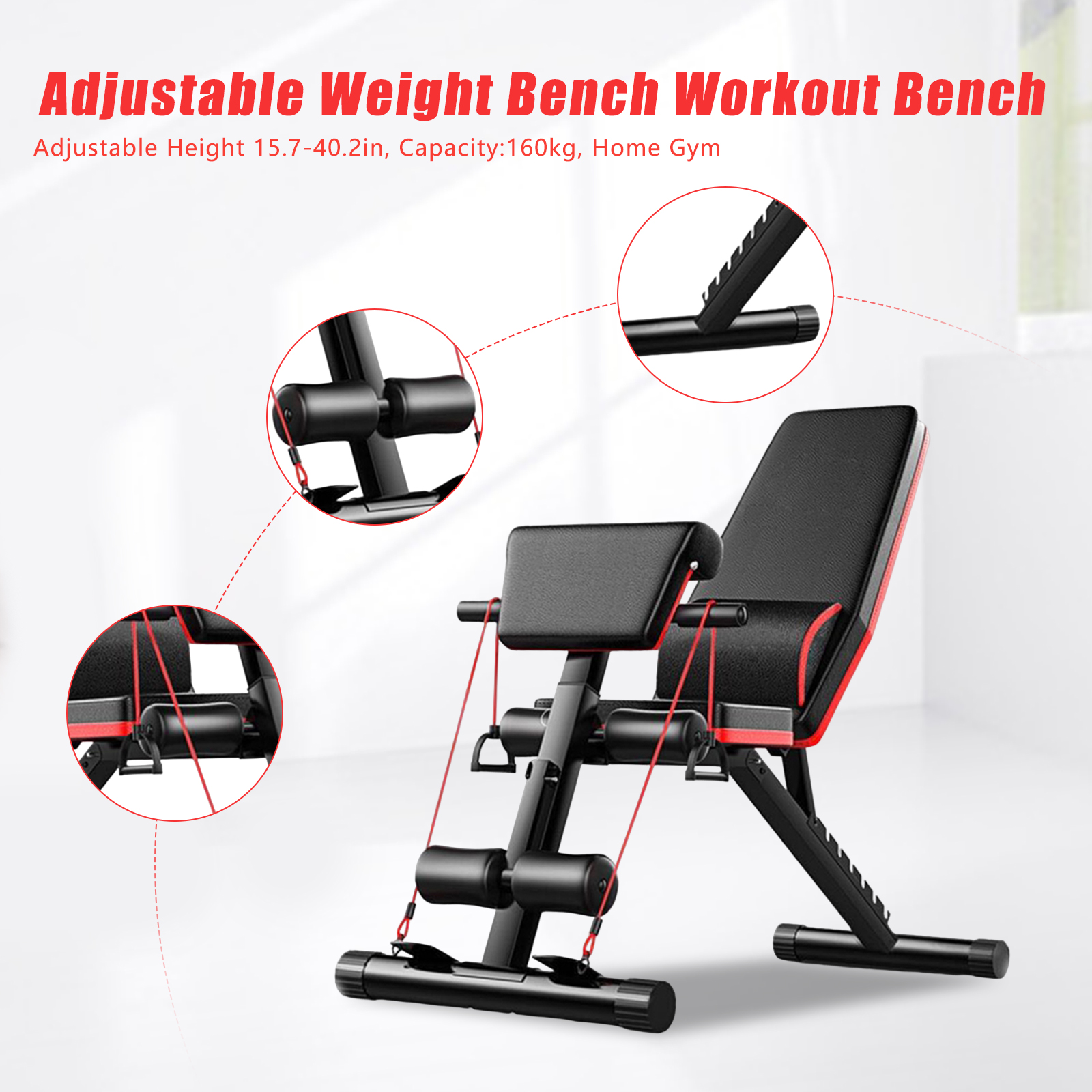 Weight Bench, Foldable Workout - đánh giá và giá Adjustable Weight Bench
